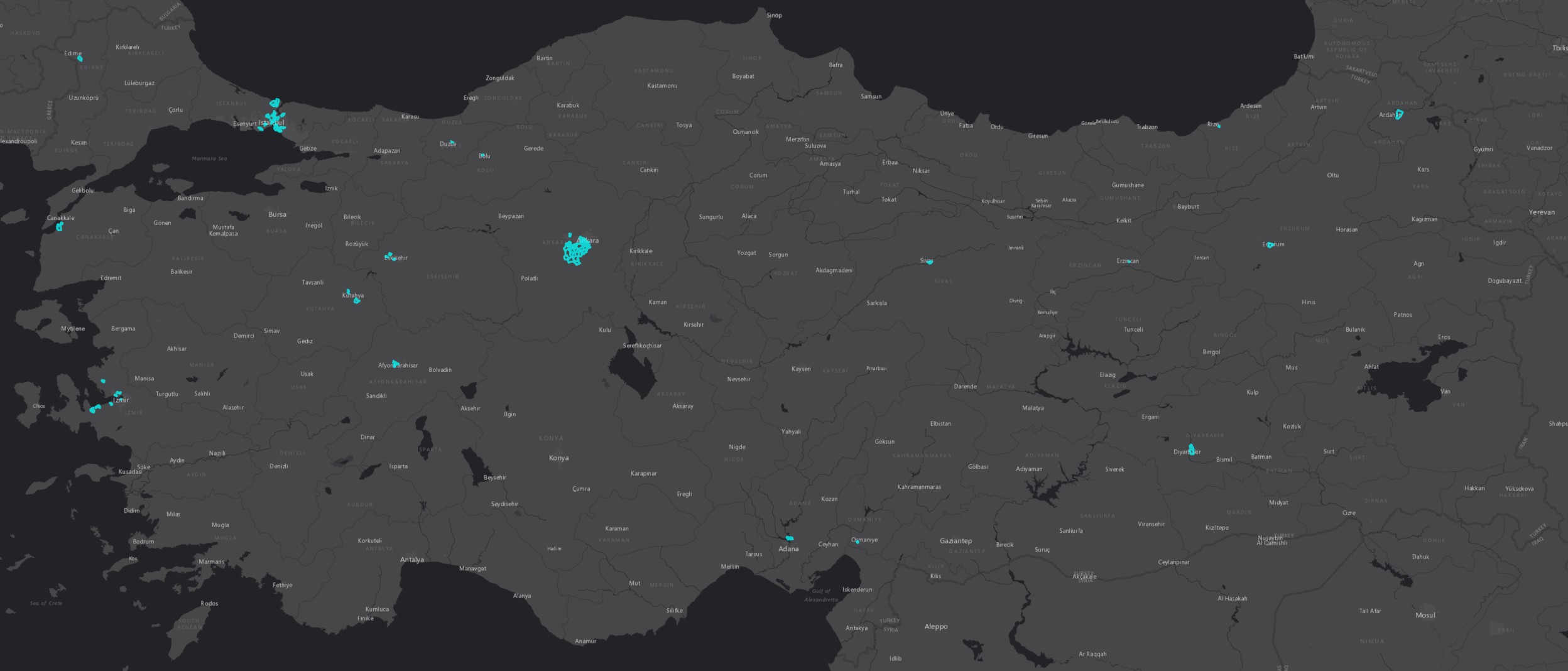 YÜKSEK LİSANS VE DOKTORA DİPLOMALILARIN SAYISININ %10 ÜSTÜ OLAN MAHALLELER